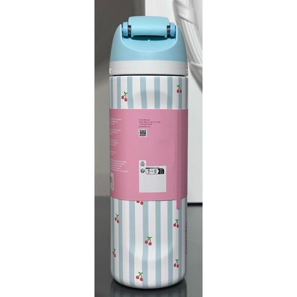 OWALA SPECIAL EDITION FreeSip 24oz Water Bottle, PILLOW FIGHT CHERRIES - Picture 5 of 6